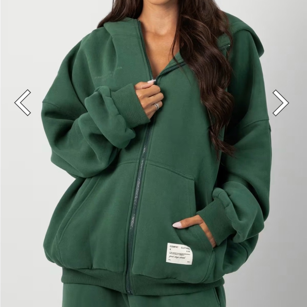 Comfrt Affirmation zip hoodie
